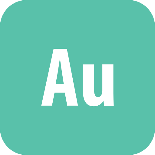Adobe, audition, rounded icon
