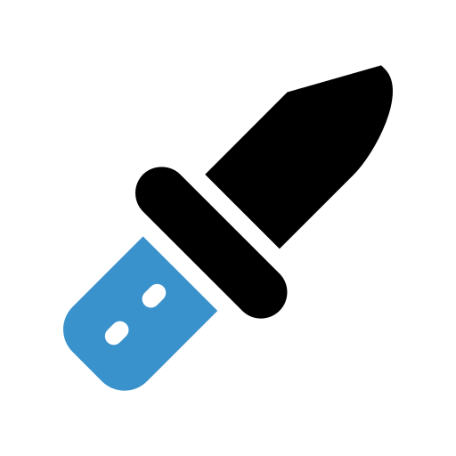 Blade, cut, knife, weapon icon