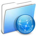 Aqua, folder, sites, smooth icon