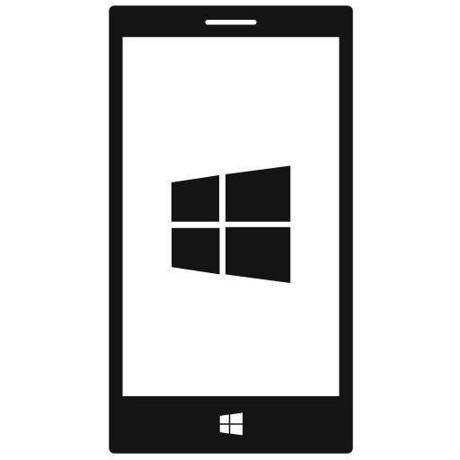 Smart phone, windows phone icon