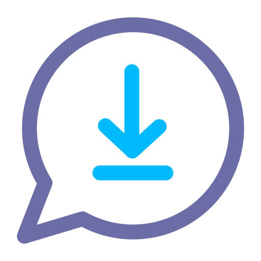Massage, chatting, texting, downloadings icon