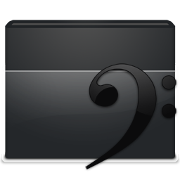 Folder, music icon