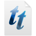 Font, truetype icon