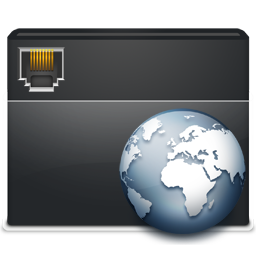 Folder, network icon