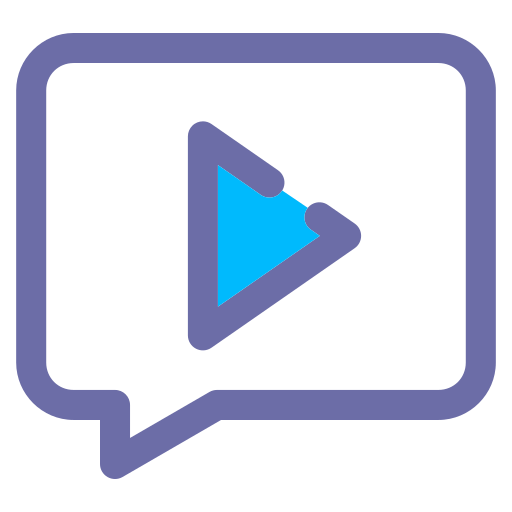 Massage, chatting, texting, media, player icon