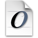 Font, open icon