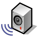 Audio, beos, loud, music, server, speaker icon