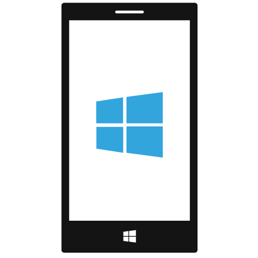 Smart phone, windows phone icon