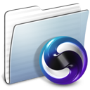 Folder, graphite, stripped, themes icon