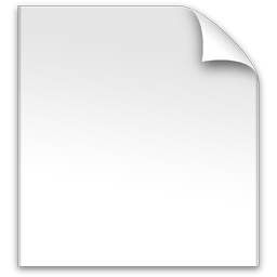 Blank, file, z icon