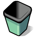 Beos, empty, trash icon