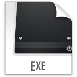 Exe, file, z icon