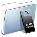 Disturb, do, folder, graphite, not, smooth icon