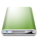 Dark, green icon