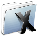 Folder, graphite, stripped, system icon