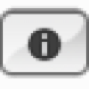 Finder, get, info, toolbar icon