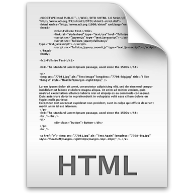 Html icon