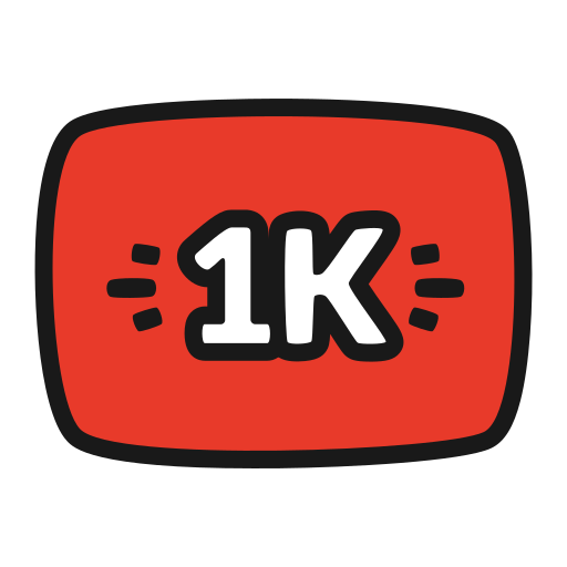 1k, checkpoint, followers, thousand, views, youtube icon