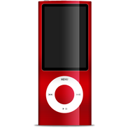 Ipod, nano, red icon