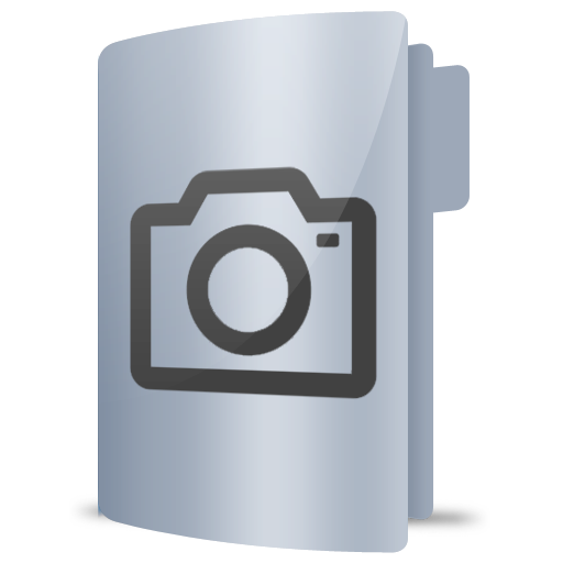 Camera, folder, photos, pictures icon