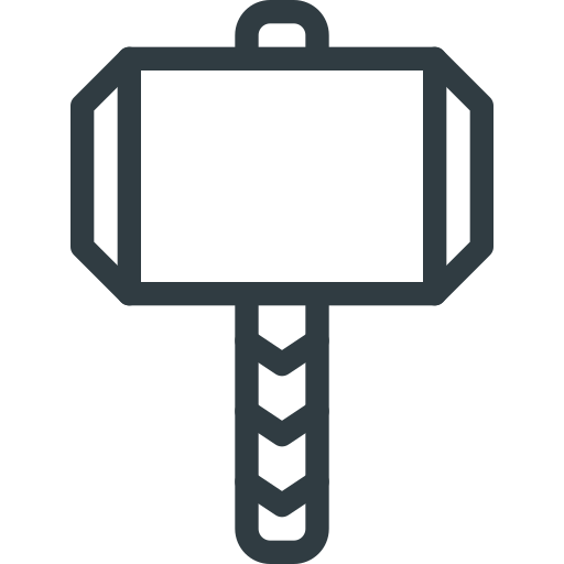 Comic, hammer, marvel, movie, thors icon