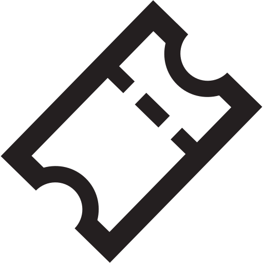 Cinema, movie, ticket icon