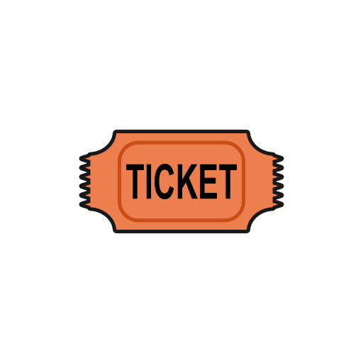Money, movie, pass, theater, ticket icon