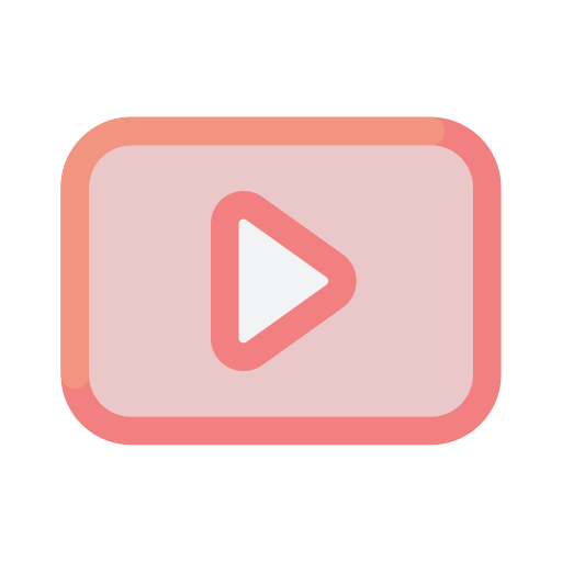 Youtube, video, media, film icon
