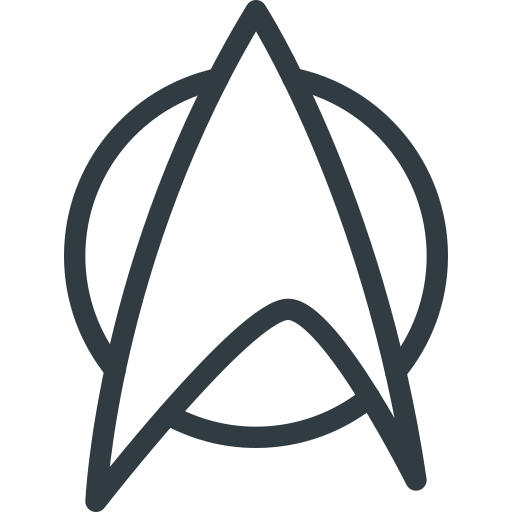 Geek, logo, movie, star, trek icon