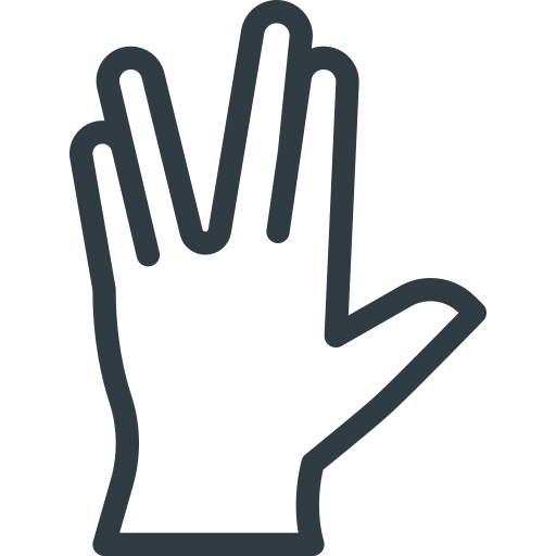 Geek, movie, spok, star, treck icon