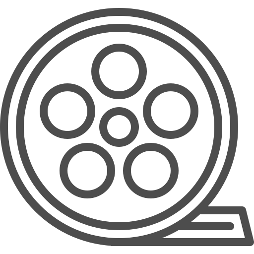 Cinema, entertainment, film, movie, roll, theater, video icon
