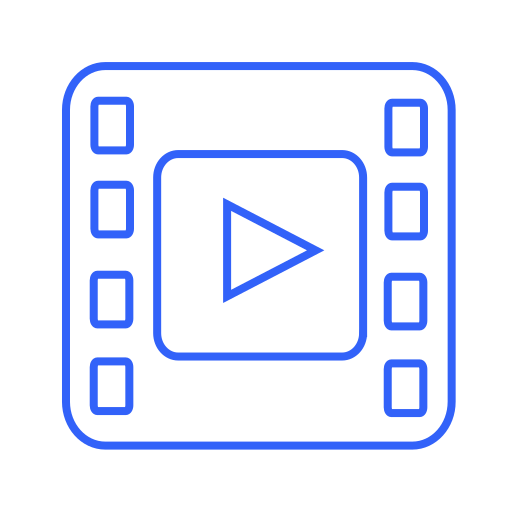 Film, movie, multimedia, video, media, player, cinema icon