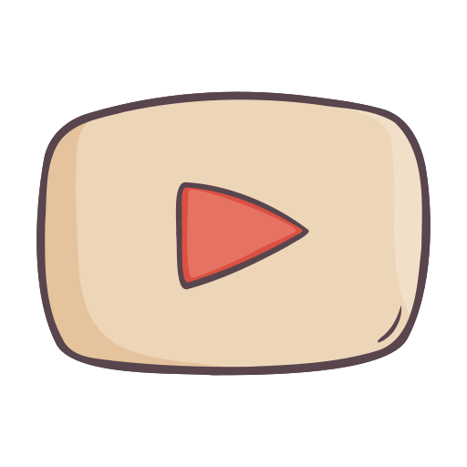 Youtube, video, movie, film, multimedia, social media icon