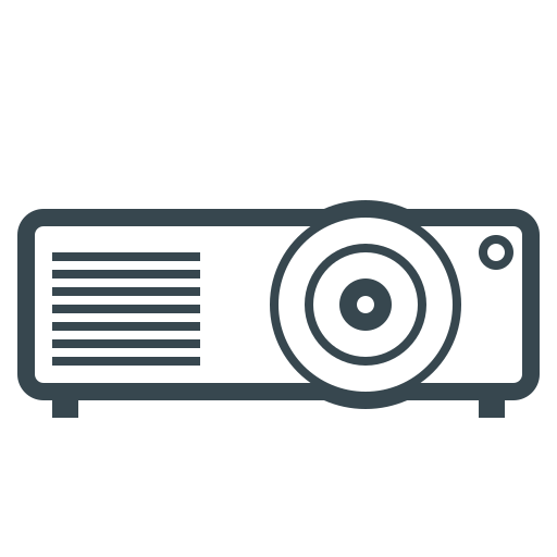 Projector, device, film, hardware, projection, projection device icon