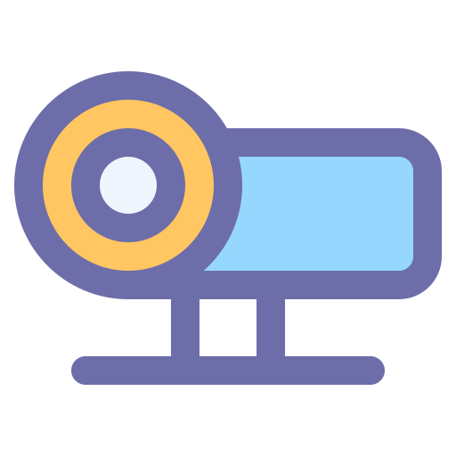 Cinema, film, media, projector icon