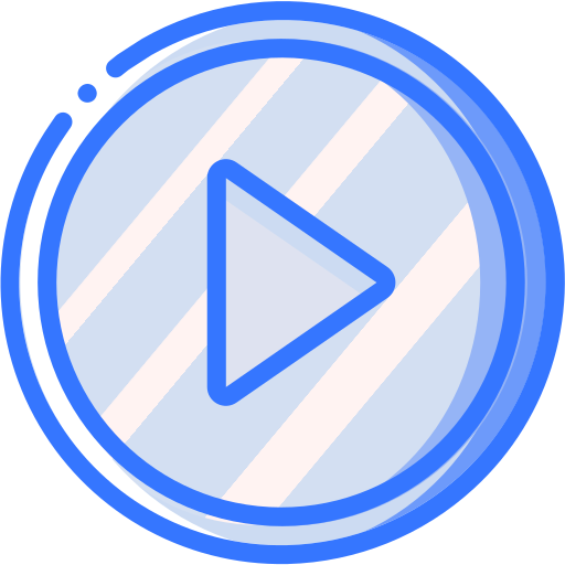 Audio, media, media player, music, play, video player icon