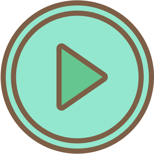 Audio, media, media player, music, play, video player icon