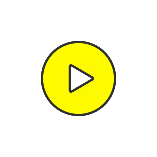 Record, snapchat, video, video player icon