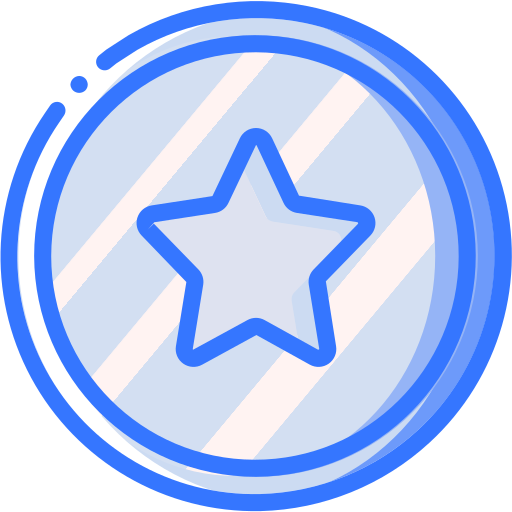 Audio, media, media player, music, star, video player icon