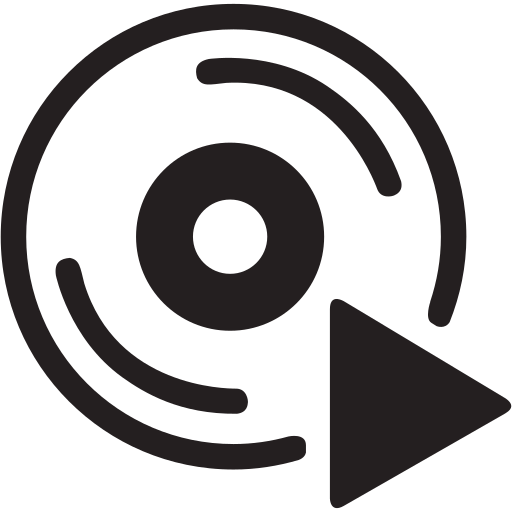 Dvd, player, audio, media, multimedia, play, video icon