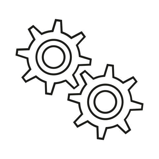 Configuration, gear icon