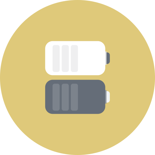 Baterries, battery, charge, energy, rechargeable icon