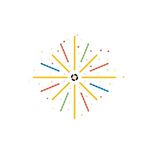 Diwali, festival, fireworks, lights, shell icon