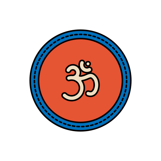 Diwali, festival, lights, om icon
