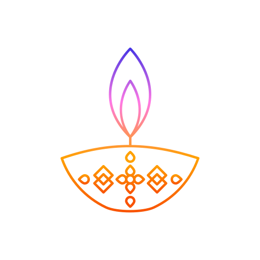 Decorations, diwali, diya, festival, lights icon