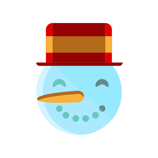 Christmas, hat, merry, smile, snow, snowman icon