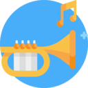 music and multimedia,musical instrument,music,orchestra,wind instrument,trumpet,Jazz,music notes