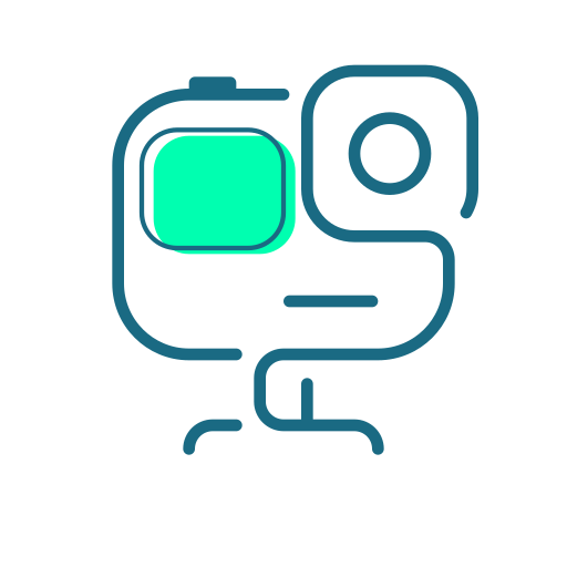 Pocket, camera, gopro, digital, photography, video icon