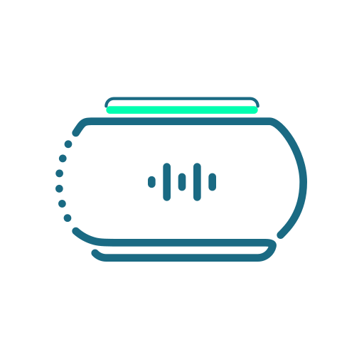 Echo, dot, speaker, amazone, alexa icon