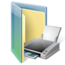 Folder, print icon